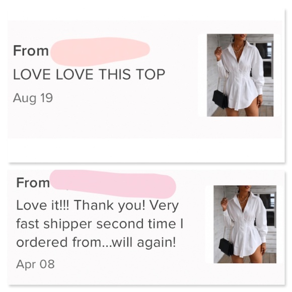 White Waist Fitted Drop Shoulder Buttoned Shirt - Picture 11 of 17